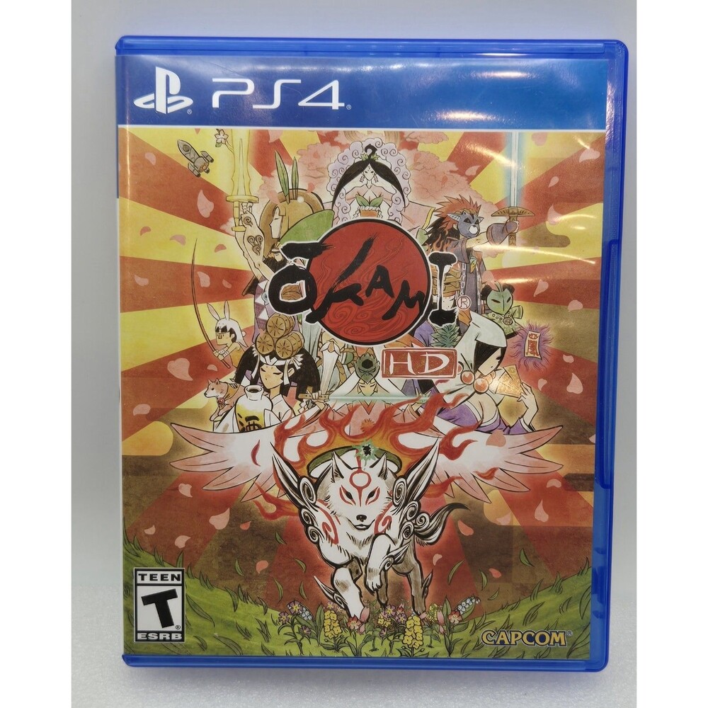 Capcom Okami HD - PS4 Region Free T (2017) Action-Adventure Blu-ray Disc. CIB